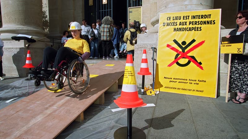 La France est en retard en matière d'accessibilité pour les handicapés.