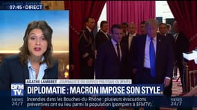Elysée 2017: Diplomatie: Emmanuel Macron impose son style