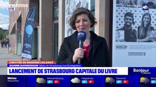 Strasbourg capitale mondiale du livre: la maire Jeanne Barseghian fait part de son "émotion" et sa "fierté"