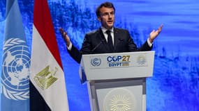 Emmanuel Macron en Egypte le 7 novembre 2022