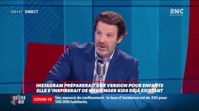 Facebook veut créer Instagram junior réservé aux moins de 13 ans: "Ca ne remplace pas le rôle d’éducateur du parent", assure Cyril Di Palma