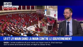 Budget à l'Assemblée nationale: "Ce qui bloque, c'est qu'on est sur un budget qui est un peu Frankenstein", ironise David Guiraud, député (LFI)