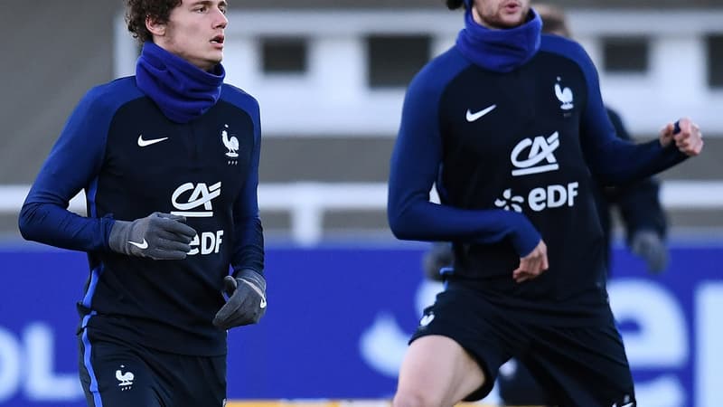 Benjamin Pavard et Adrien Rabiot