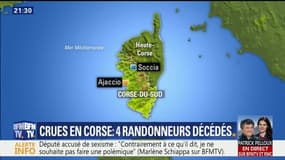 Quatre randonneurs décédés après la crue d'un canyon en Corse