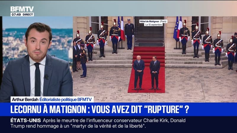ÉDITO - Sébastien Lecornu à Matignon: changement de style ou 