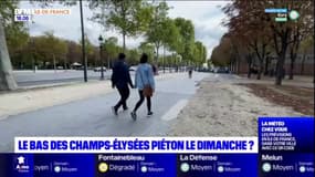 Champs-Elysées: le bas de l'avenue bientôt piétonisée le dimanche?