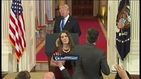 "Ça suffit !" En conférence de presse, Donald Trump s'en prend à un journaliste de CNN