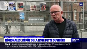 Régionales: Eric Pecqueur a déposé la liste Lutte Ouvrière