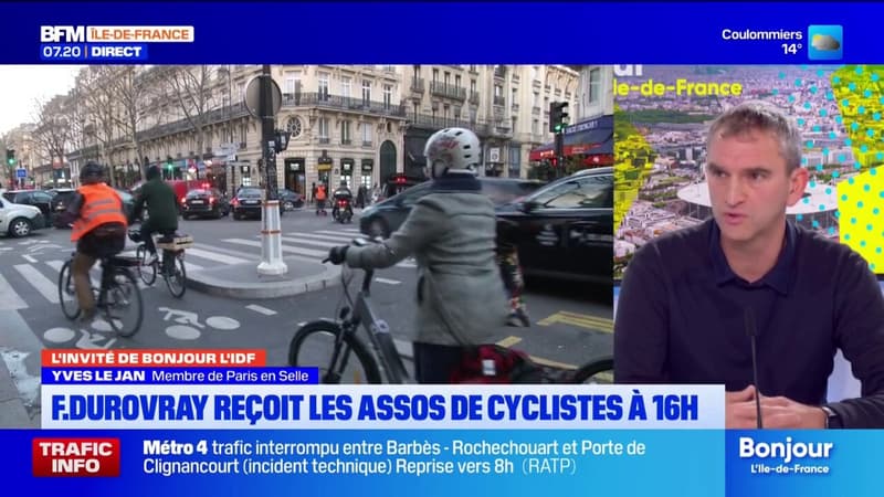 Paris: le ministre François Durovray reçoit des associations de cyclistes ce lundi