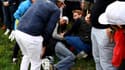 La spectatrice blessée par une balle de golf à la Ryder Cup