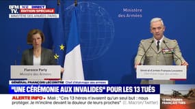 Général François Lecointre: les boîtes noires des hélicoptères accidentés "ont toutes les deux été récupérées"