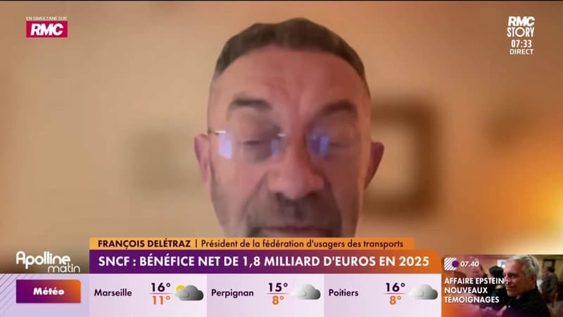 SNCF : bénéfice net de 1,8 milliards d'euros en 2025