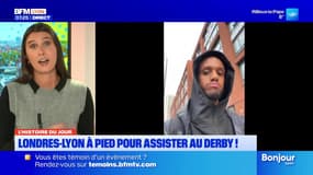 Un supporter lyonnais parcourt Londres-Lyon à pied pour assister au derby OL-ASSE
