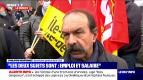 Philippe Martinez (CGT): "La mobilisation aujourd'hui oblige les débats à porter beaucoup plus sur les salaires et le pouvoir d'achat"