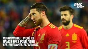 Coronavirus : Piqué et Sergio Ramos unis pour aider les soignants en Espagne