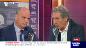 Jean-Michel Blanquer face à Jean-Jacques Bourdin en direct - 20/10