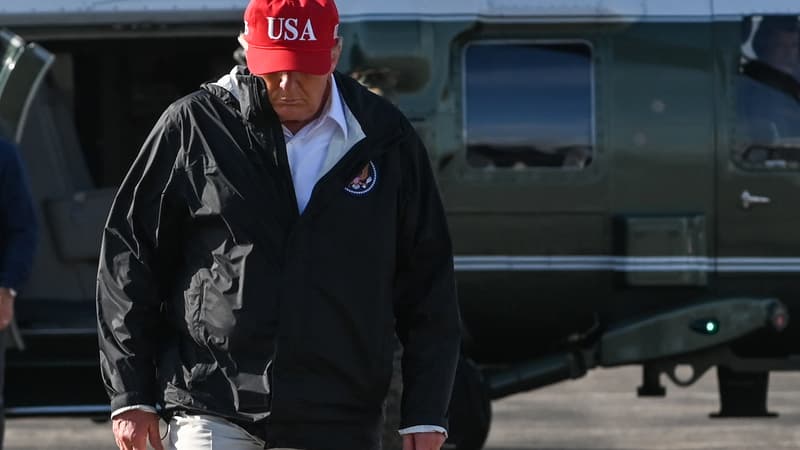 Donald Trump à Lake Charles. 