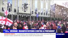 Géorgie: des manifestations organisées dans le pays contre le nouveau président controversé 