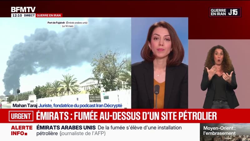 Guerre au Moyen-Orient: "La crainte majeure du régime iranien est sa survie", déclare Mahan Taraj, juriste et fondatrice du podcast Iran Décrypté