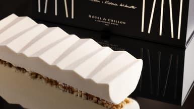 La bûche iconique de l'Hôtel du Crillon