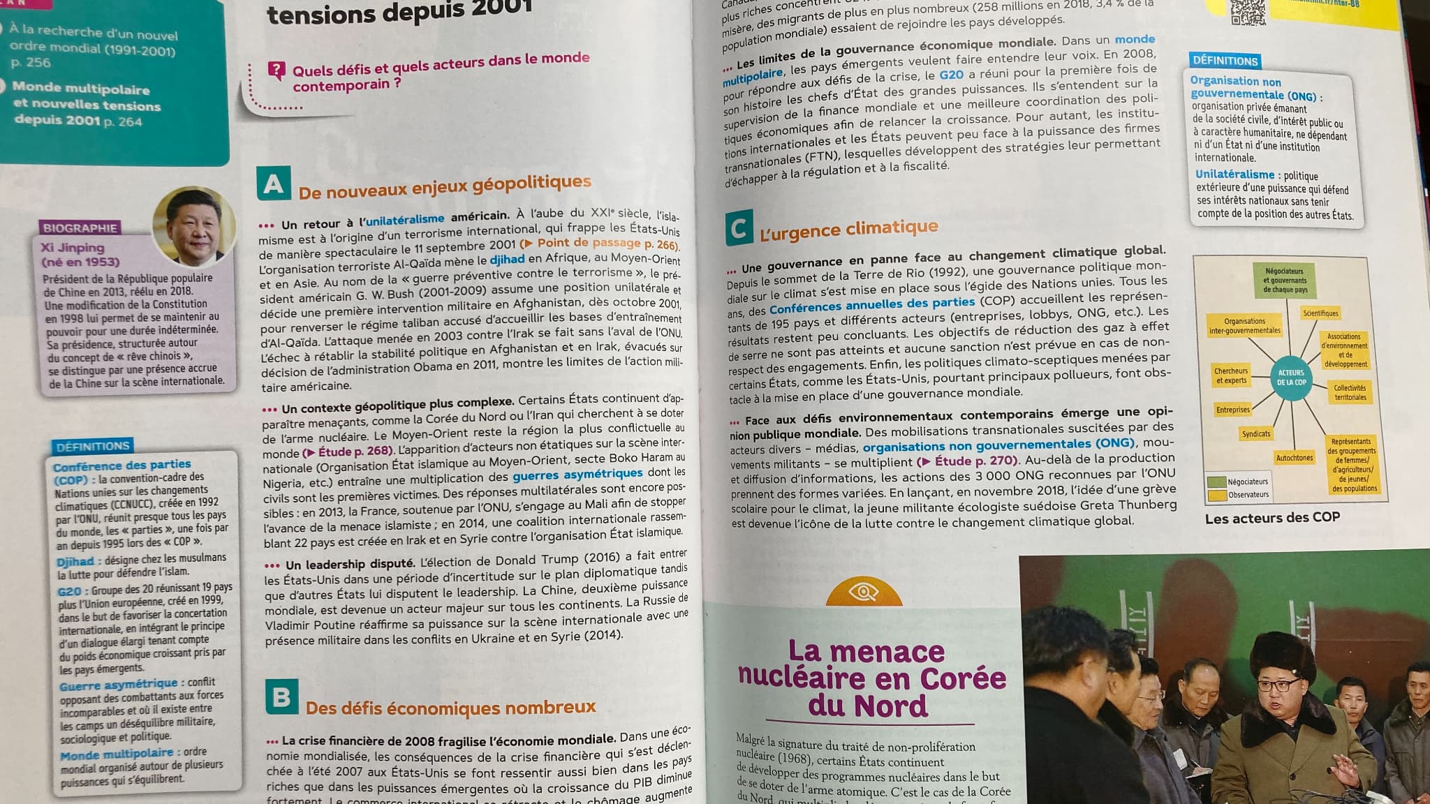 Le manuel d'histoire-géographie de terminale, Magnard