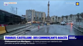 Marseille: des commerçants sont agacés par les travaux à la Castellane