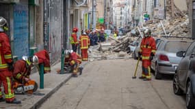 Immeubles effondrés rue d'Aubagne