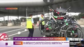 Un chauffard fait 100km à contresens sur l'autoroute 