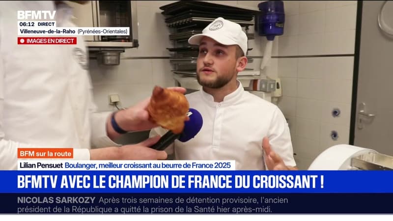 À 21 ans, Lilian, boulanger dans les Pyrénées-Orientales, est le champion de France du croissant image