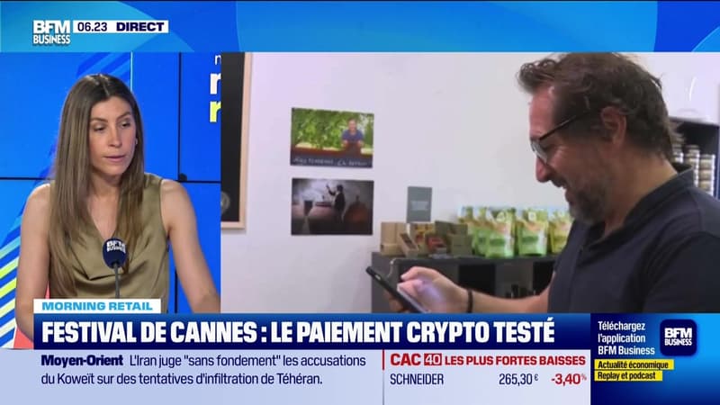 Morning Retail : Le paiement crypto testé au Festival de Cannes, par Eva Jacquot - 13/05