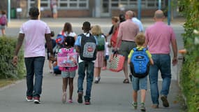 Rentrée scolaire dans un établissement de Strasbourg, en septembre 2016