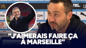 PSG-OM : La réussite de Luis Enrique que De Zerbi aimerait copier à Marseille