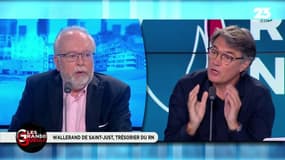 #GrandOral - @wdesaintjust, trésorier du @RNational_off : "@MLP_officiel a le droit de s'augmenter. Il n'y a rien d'anormal !", @AlainMarschall : "En période crise, est-ce vraiment judicieux ?" #GGRMC
