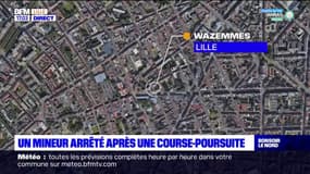 Lille: un mineur arrêté après une course-poursuite