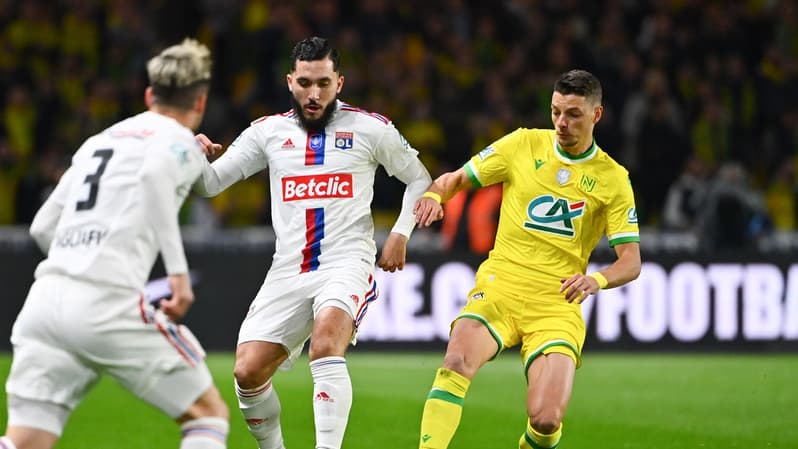 Rayan Cherki et Andrei Girotto - Nantes-OL - Coupe de France