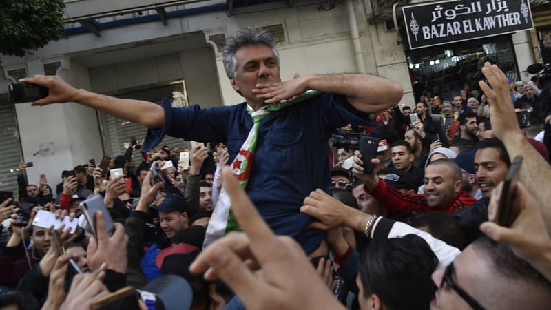 Rachid Nekkaz à Alger.