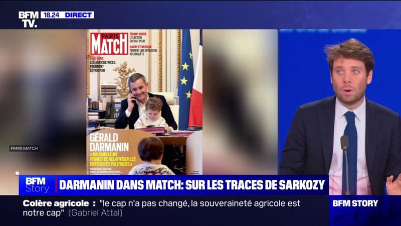 Gérald Darmanin s'affiche aux côtés de ses enfants et de son épouse dans Paris Match