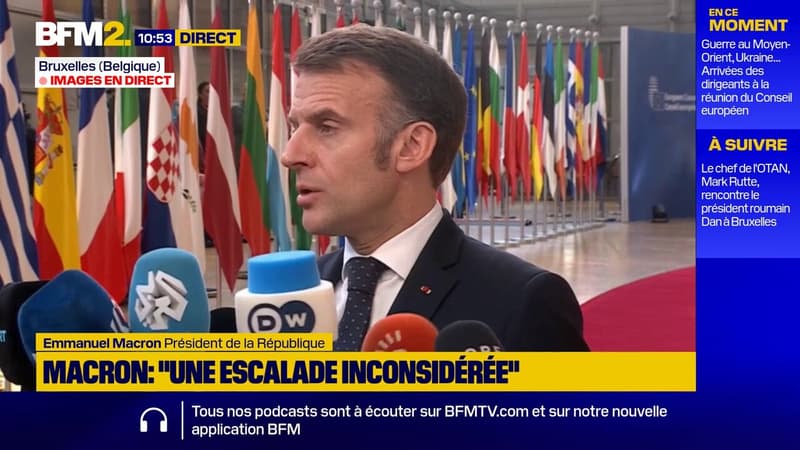 Emmanuel Macron appelle à laisser les forces libanaises assurer la sécurité du pays