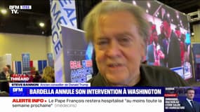 Steve Bannon, accusé d'avoir fait un salut nazi: "Jordan Bardella est un lâche (...), je l'emmerde et je vous emmerde, c'était un salut à la foule"