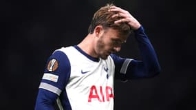 James Maddison avec Tottenham, le 10 avril 2025.