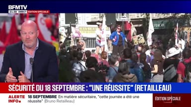 Sécurité du 18 septembre: "Il y a 26 policiers et gendarmes blessés, c'est 26 de trop", déplore Jean-Christophe Couvy, secrétaire national du syndicat de police UNITÉ