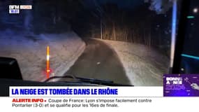 Rhône: la neige est tombée dans le département, les saleuses de sortie