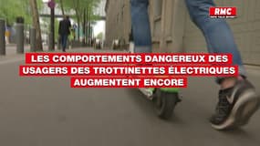 Les comportements à risques des utilisateurs de trottinettes électriques ont explosé