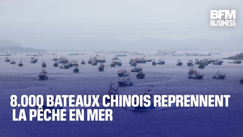 8.000 bateaux chinois reprennent la mer
