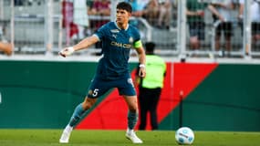 Leonardo Balerdi avec l'OM le 10 août 2024
