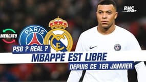 Mercato : PSG ? Real Madrid ? Mbappé est libre de signer où il le souhaite depuis ce 1er janvier
