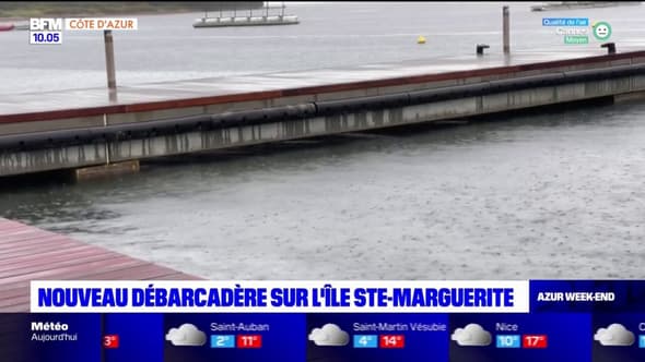 Un nouveau débarcadère pour l'île Sainte-Marguerite, en face de Cannes