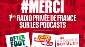 AUDIENCES - Podcasts: RMC, 1ère radio privée de France