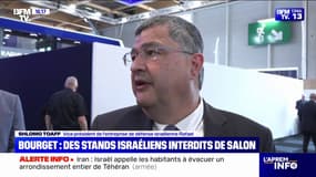 Bourget : "Le gouvernement français n’a pas passé d’accord avec nous", explique le vice-président de l’entreprise de défense israélienne Rafael.