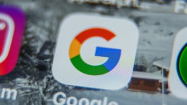 Le logo de l'application Google.